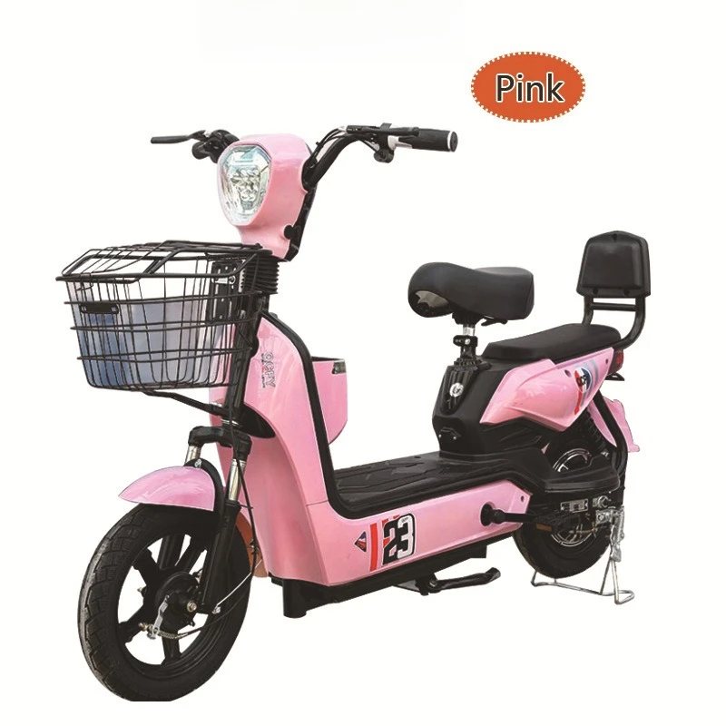 350W Electric Motorcycle 48V Ebike for AdultsHigh-Speed Electric Bicycle with Removable BatteryDual Disc Brakes80-120KM Range