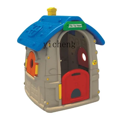 Tqh Game House Plastic Children's Naughty Paradise Outdoor Play House Chocolate Forest Factory Direct