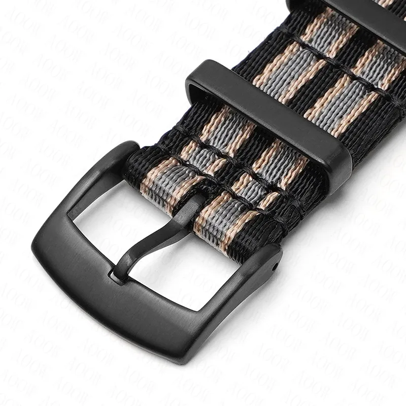 Military Canvas Woven Nylon Watch Band - Men's & Women's Wristband