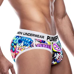Gays Sexy Convex Pouch Briefs Youth Fashion Shorts Men's Lingerie Breathable Pockets Comfortable Underpants Comfortable Panties