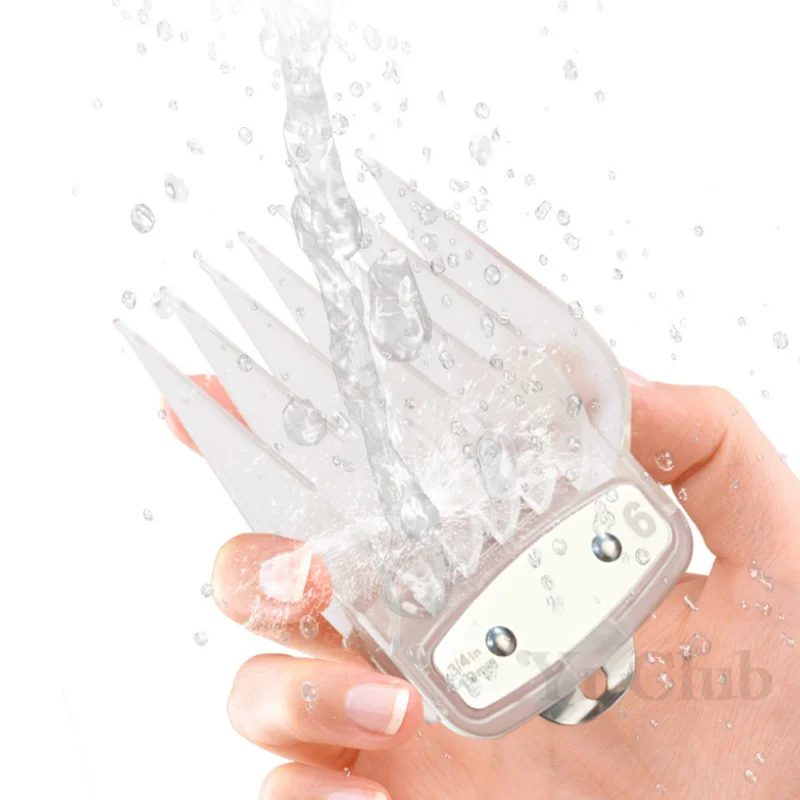 Transparent Hair Clipper Guards Limit Comb For Wahl Electric Clippers Positioning Caliper Hair Cutting Machine Guide Combs Y0625 4