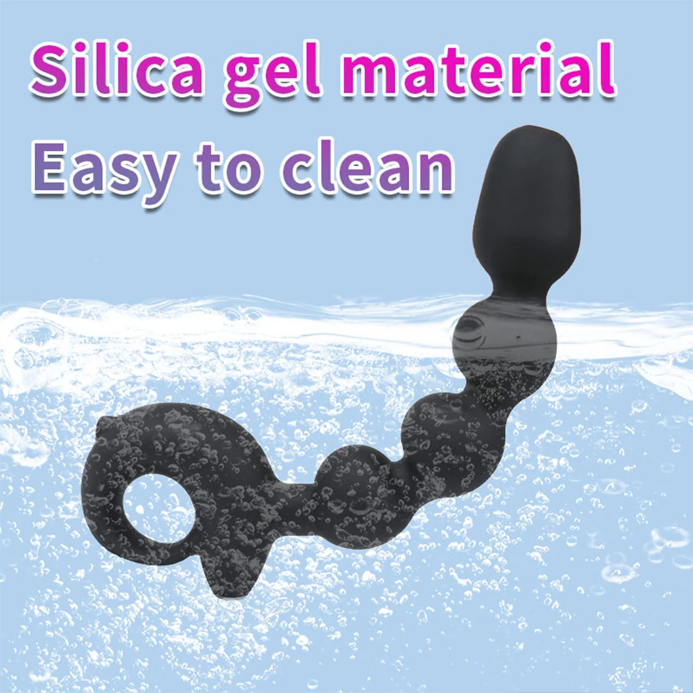 Iatable Expandable Butt Plug Anus Dilator Expander Anal Dildo Dla Unisex Gay Gra Masażer Prostaty Seks_voghion.com