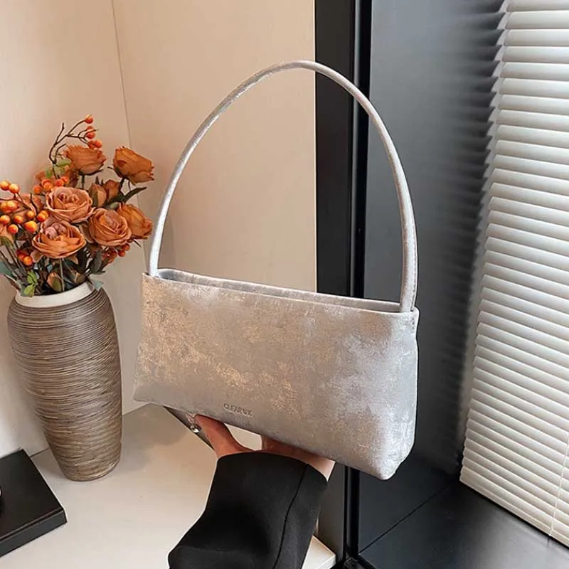 Women Small PU Leather Design Square Underarm Shoulder Bag 2026 New Trendy Crossbody Bag Female Handbags and Purses bolso mujer