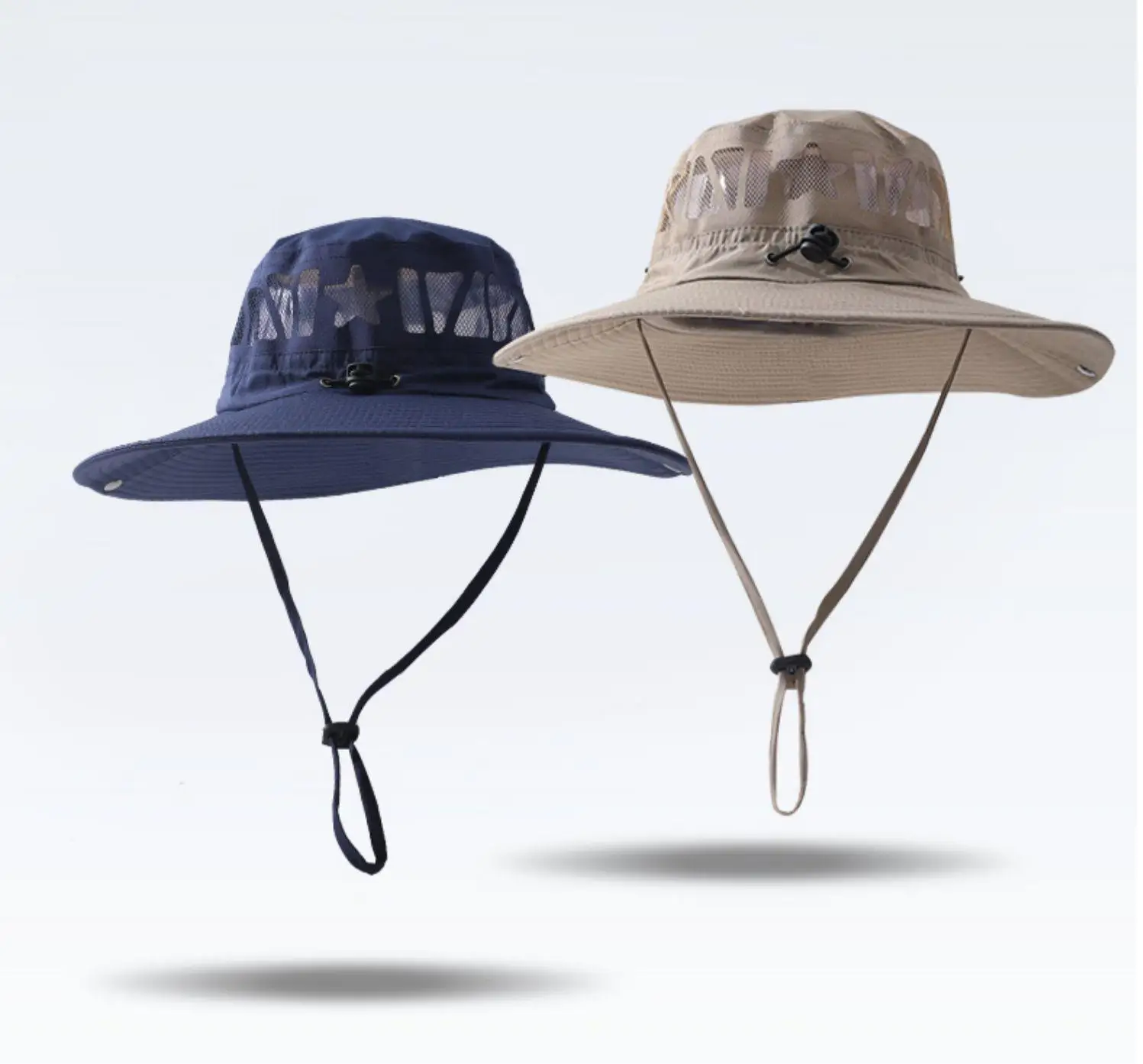 Vânzare fierbinte de vară bărbați pescar capac în aer liber parasolar pălărie de pescuit masculin mare bor larg respirabil subțire protecție solară alpinism_voghion.com