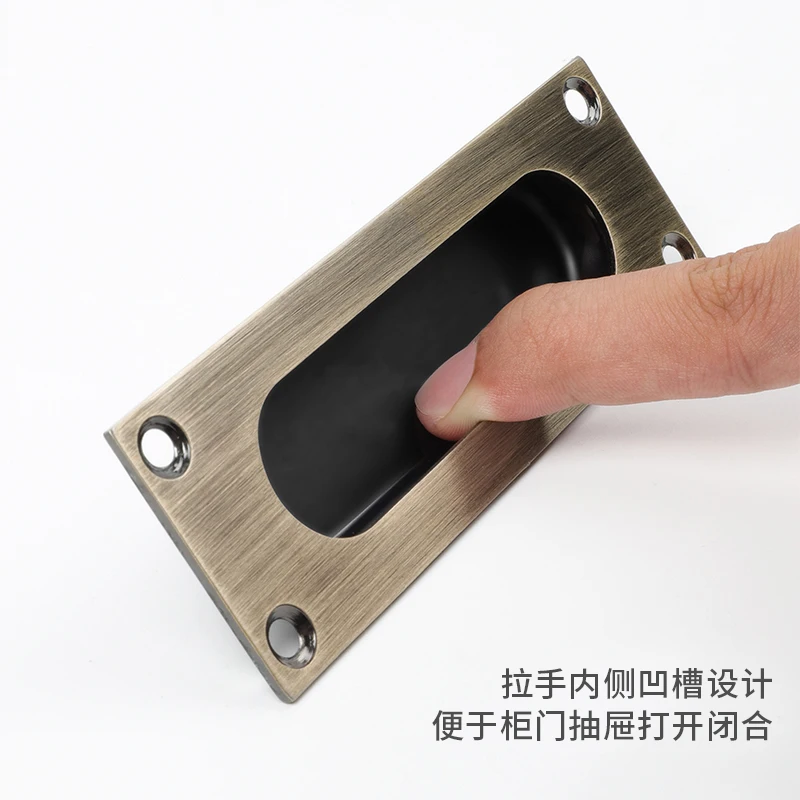 Stainless Steel Concealed Sliding Door Drawer Handle Furniture Handles Kitchen Door Handles