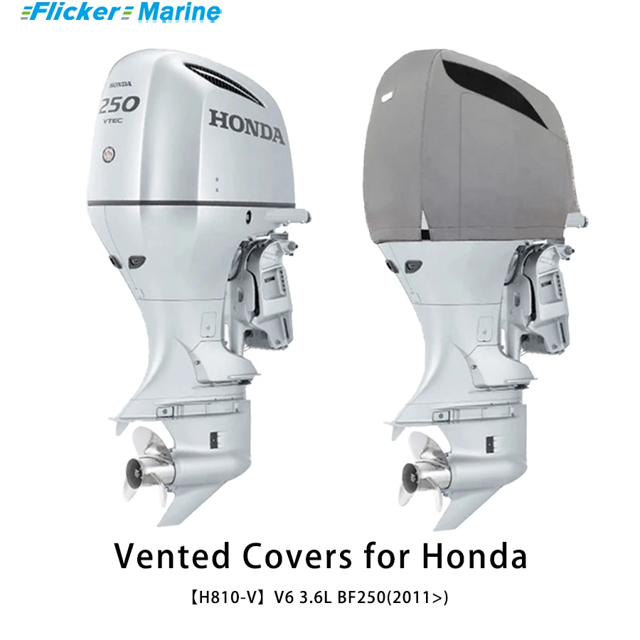 Flickermarine Ventilation Covers for Honda 250 HP Outboard Engines BF250(2011)