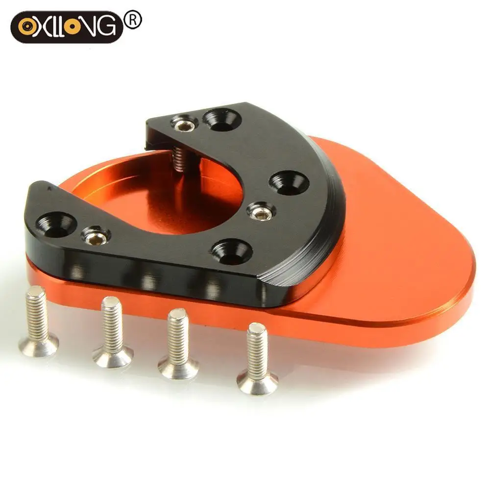 

For Supermoto Adventure 990 690 1190 Adventure 950 Enduro RC125/RC200/RC390 Side Stand Pad Plate Kickstand Support Extension