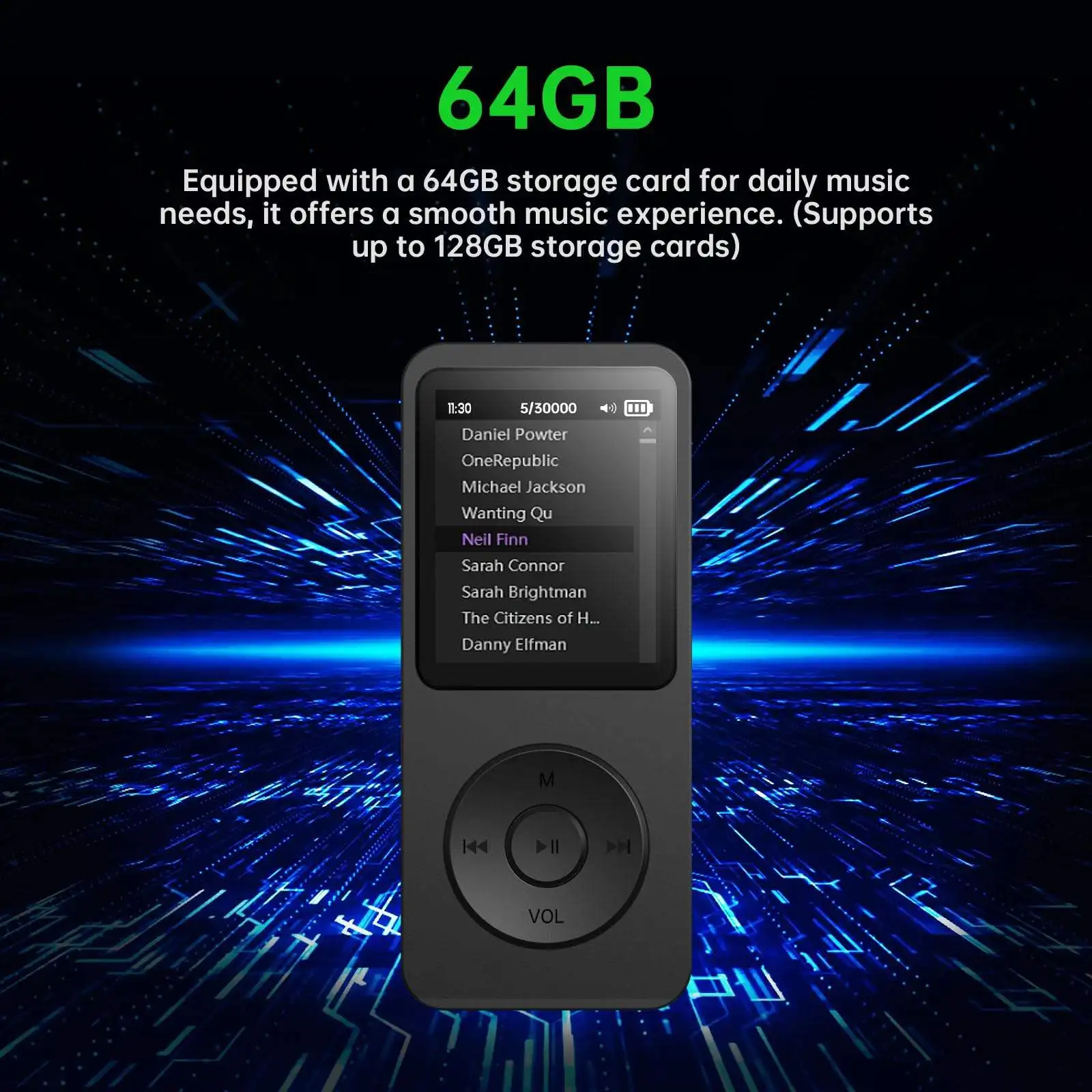 Bluetooth MP4 MP3 Lossless Music Player TFT LCD Display Walkman E-book Support 32G/64GTF Card Audio Recorder FM Radio MP3 Player