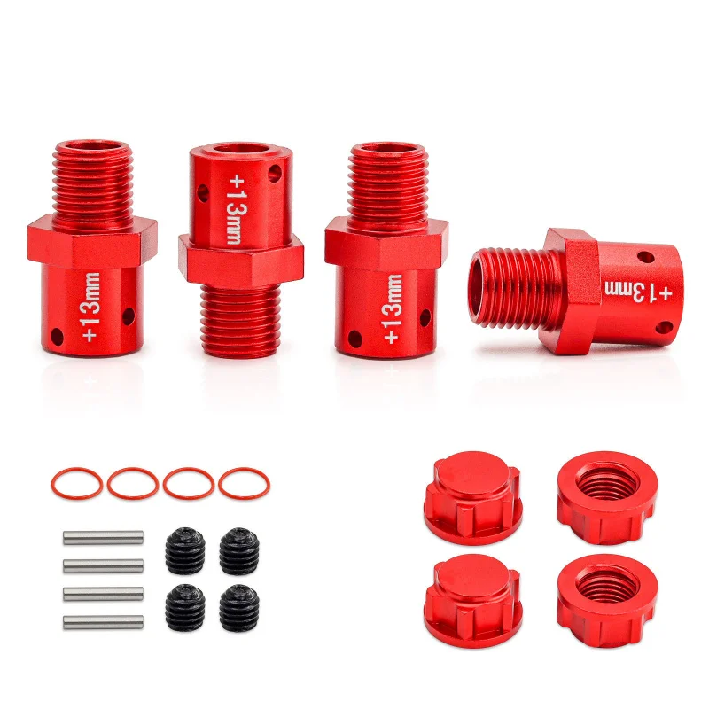 Élargisseurs de voie 13mm pour Arrma 1/8 Kraton Outcast Typhon, visserie incluse, stabilise votre RC à haute vitesse.
