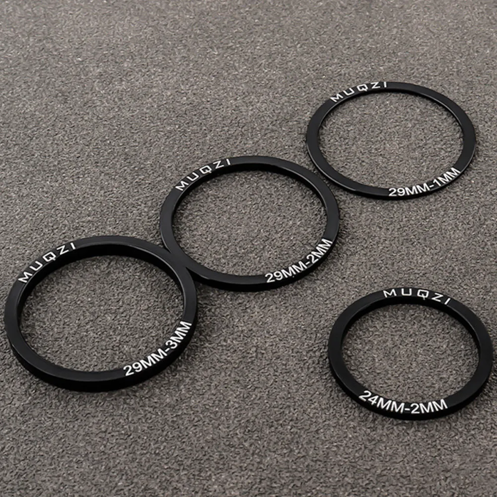 Bicycle Bottom Bracket Washer 6pcs 24/29/30mm For BB86/91/92/PF30/BB30 Crank Crankset Bottom Spacer Cycling Part