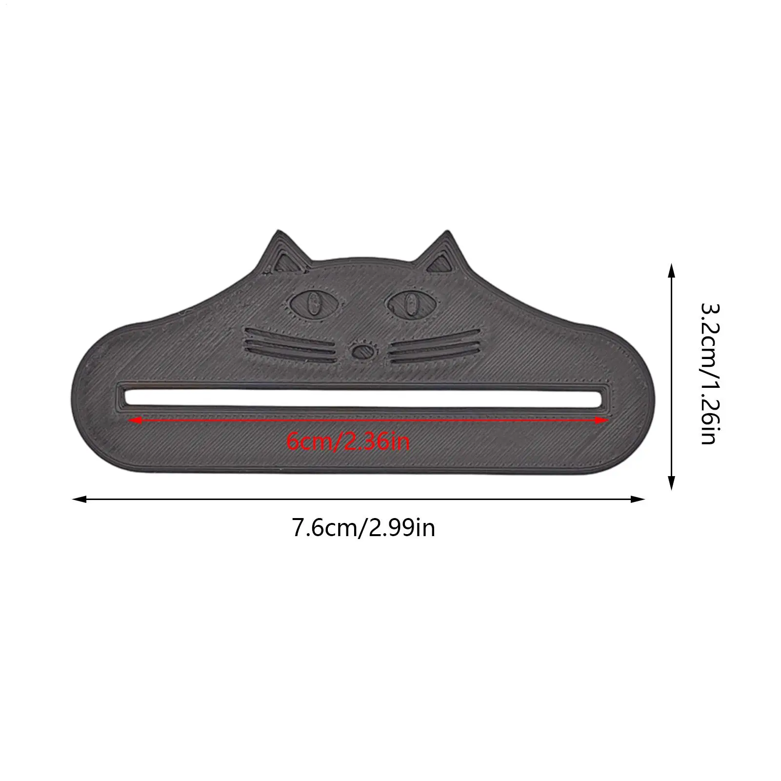 Spremipacco per cibo per gatti, robusto, con corpo stampato, design portatile, utilizzo senza sforzo, gadget ideale per servire strisce di cibo per gatti e cibo umido per animali domestici - immagine 6