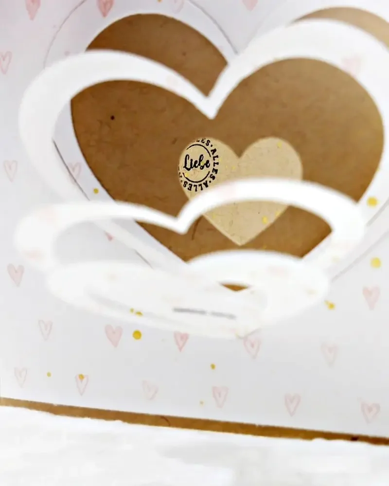 Mmao Craft Metall-Stanzformen, Stanzformen mit Liebesmotiv, Hintergrunddekoration, Scrapbook-Papier, Bastelmesser, Formklinge, Stanzschablonen – Detail 2