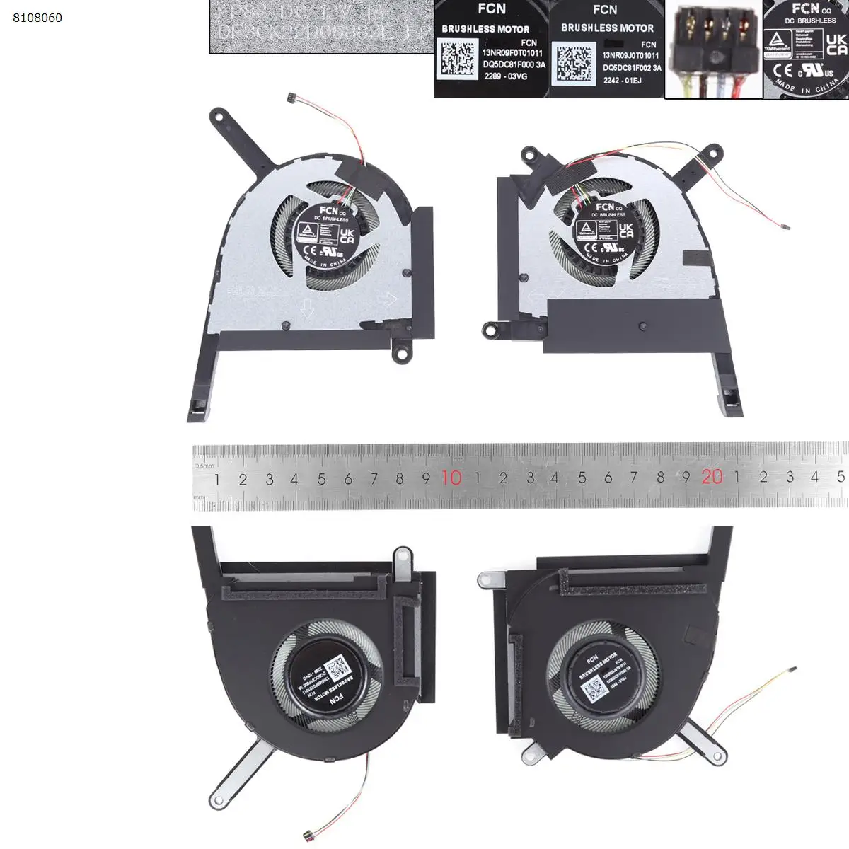 Ventola Di Raffreddamento Per Laptop Per Asus Tuf Gaming F15 Fx507Z Fa507R L + R 12V