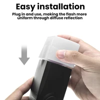 Flash Diffuser Dome Bounce Fit for Canon Speedlite 580EX 580EX II V850 860II TT685 TT600 TT520II Yongnuo YN-560/565 4