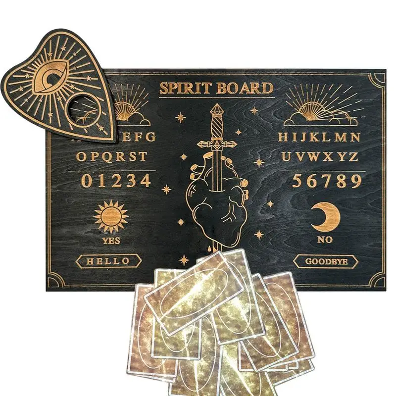 

Pendulum Board Dowsing Metaphysical Decision Maker Message Wood Planchette With Letters Spirit Decorations Pendulum Board For Bo