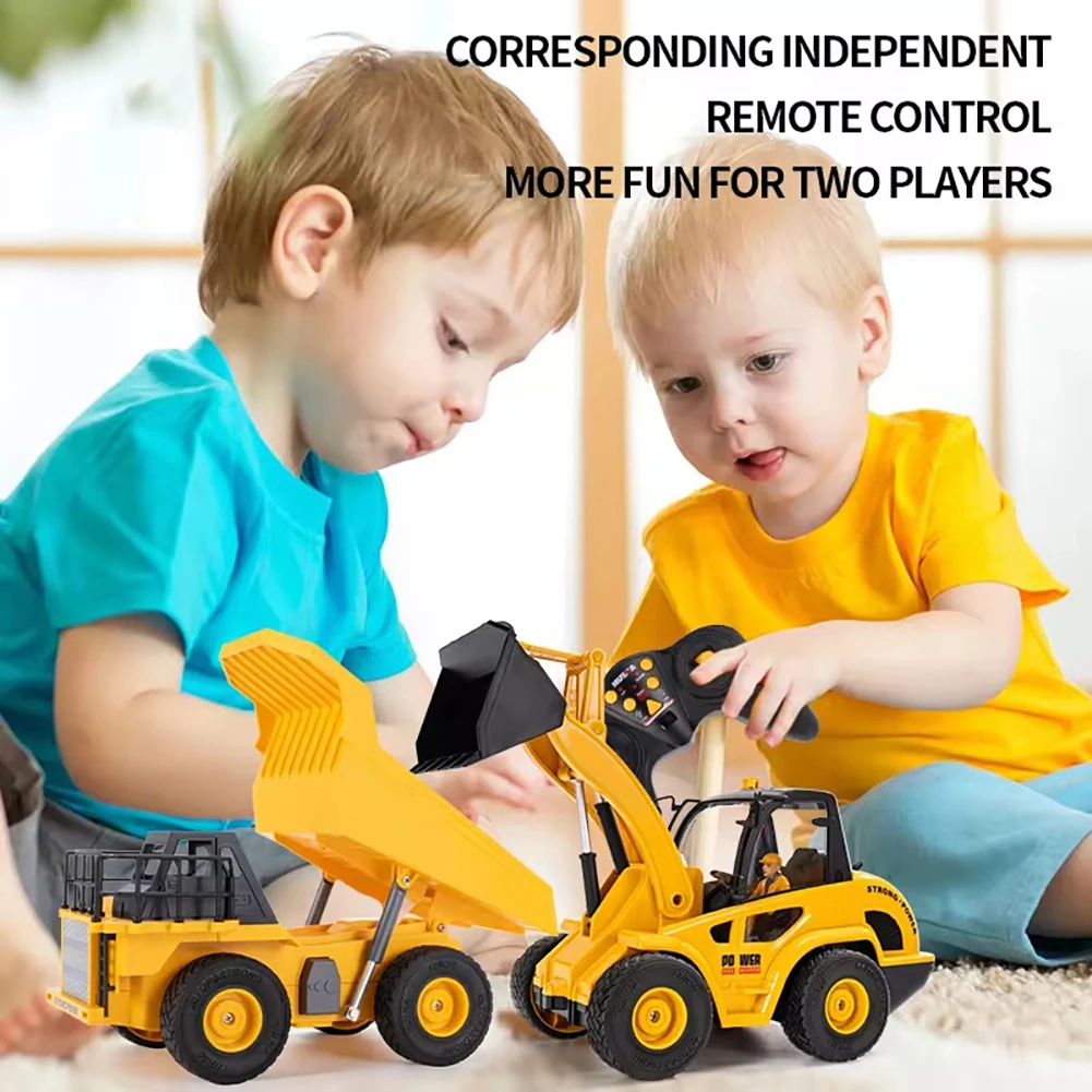 

Модель радиоуправляемого автомобиля, 9 каналов, 1:24, с дистанционным управлением, Инженерная модель автомобиля, игрушка для детей, малышей, мальчиков