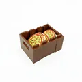 Basket and pizza