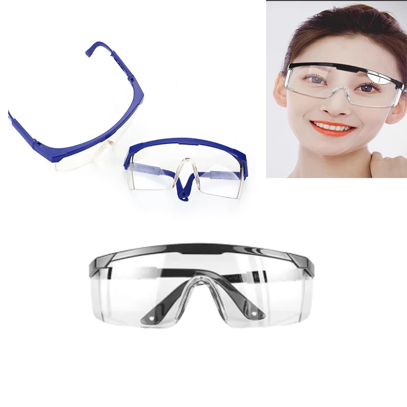 

Multi-Purpose Goggles Dustproof Impact Lab Factory Riding Glasses HD Adjustable Multi-Protection Splashproof Labor Riding