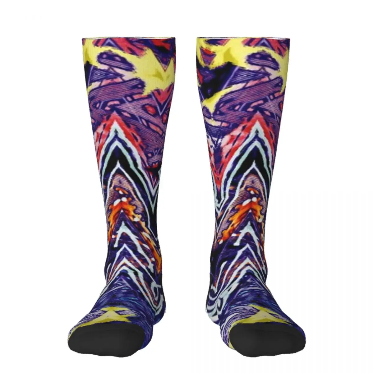 

U2-Zooropa-Волнистые носки мужские чулки для регби тренажерного зала забавные подарочные носки для женщин и мужчин