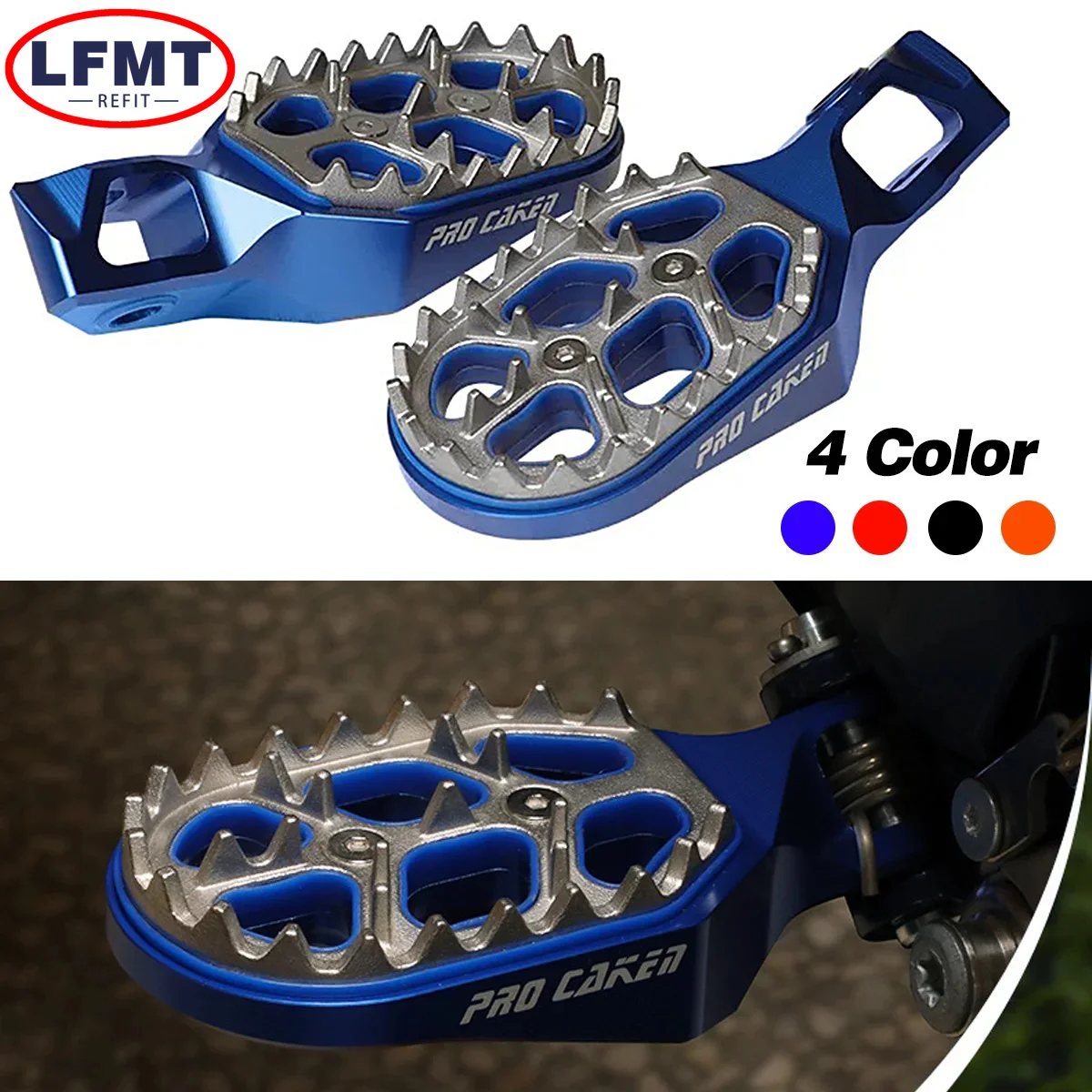 

Motorcycle CNC Foot Pegs FootRest Footpegs Rests Pedals For KTM EXC EXCF XCW XC SX XCF SXF 125 150 250 300 350 450 500 2023 2024