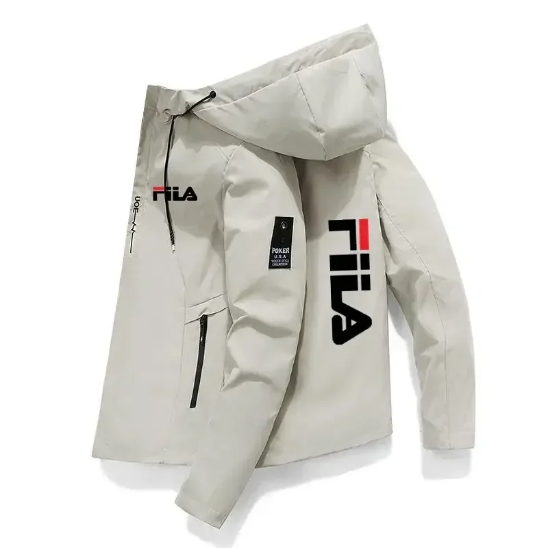 2025 Spring & Autumn Street Trend Men’s Hooded Coat – Casual Outdoor, Hiking, Jogging Zipper Jacket 1