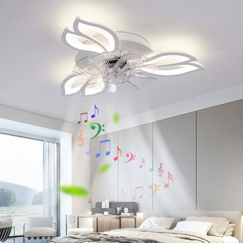 Ventilatore Plafoniera Luce Led A Soffitto Con Ventilatore E Telecomando Diametro 50 Cm 92725213