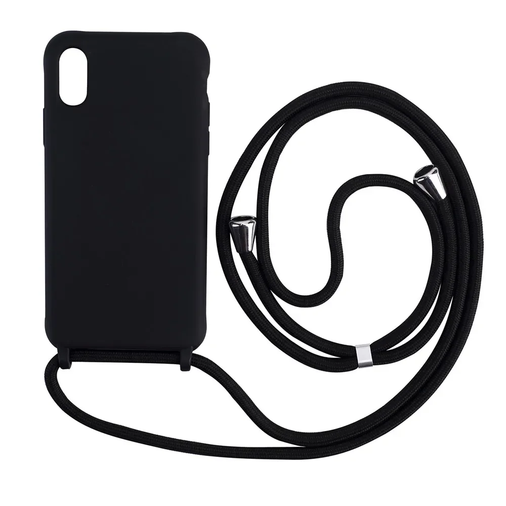 Universal Crossbody Lanyard Rope Strap Phone Case with Adjustable Cord Cover