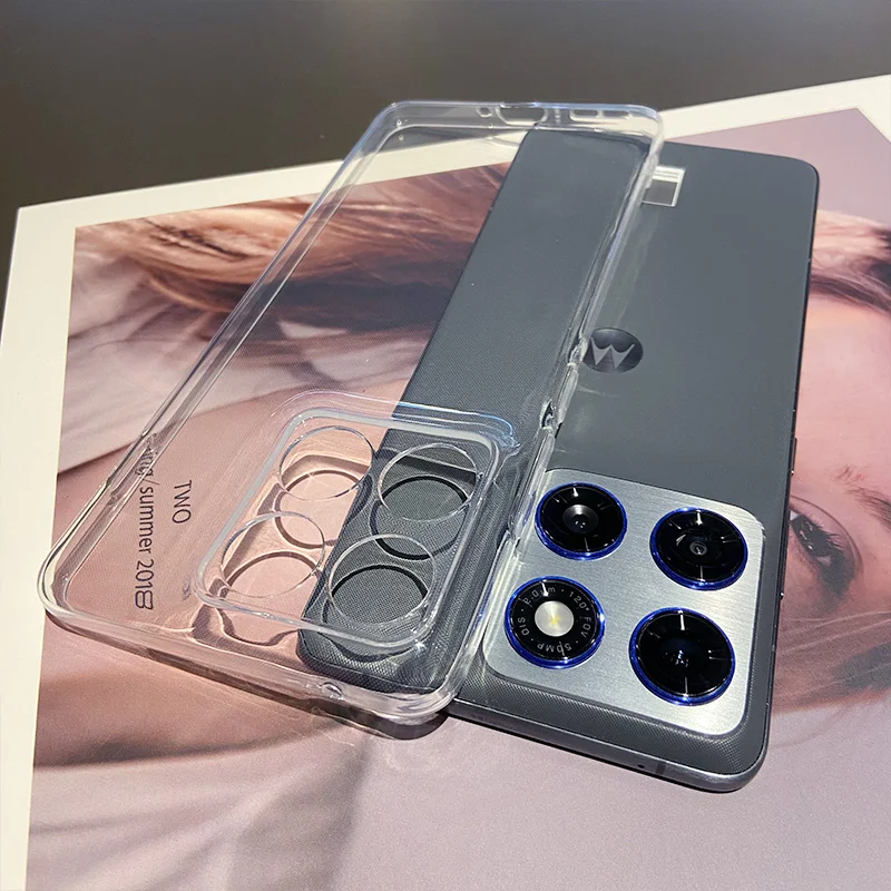Clear Slim Transparent Silicone Phone Case Cover