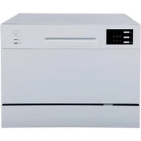 Compact Countertop Dishwasher/Delay Start Energy Star Portable Dishwasher with Stainless Steel Interior and 6 Place Settings 1