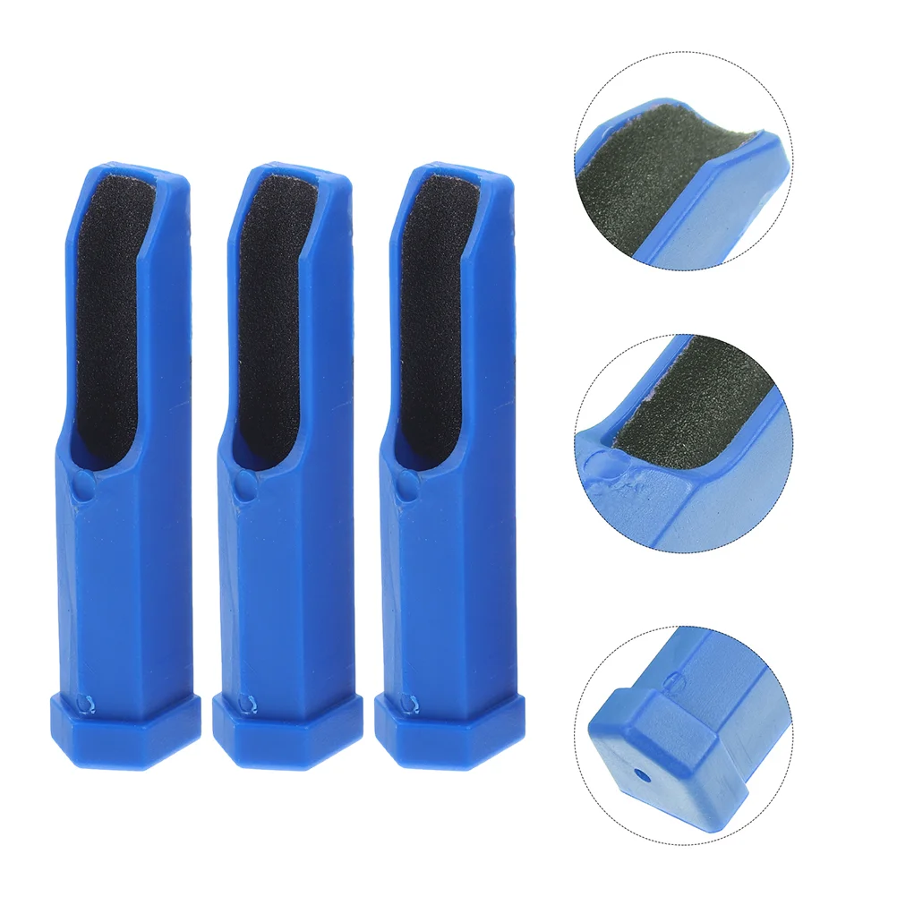 3 Pcs Club Repair Tools Pool Cue Accessories Billiard Tip Accessory Shaper Plastic Pp File Simple Design