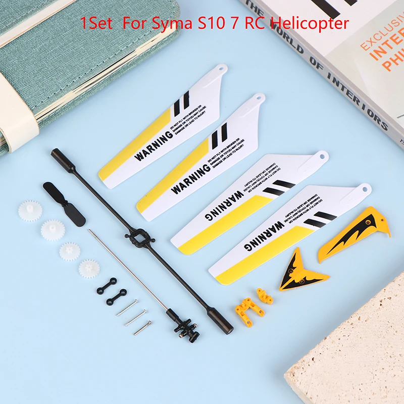 Set Parts Spare Replacement S107G Rc Set Tail Helicopter Full
