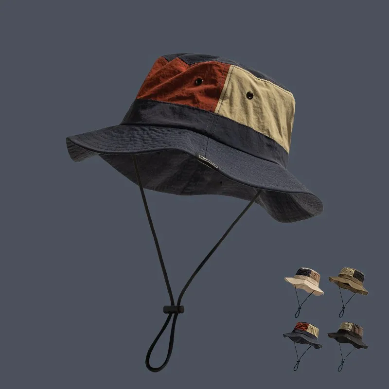 

Go-again Japanese retro fisherman's hat, quick dry basin cap, outdoor fishing, sun protection