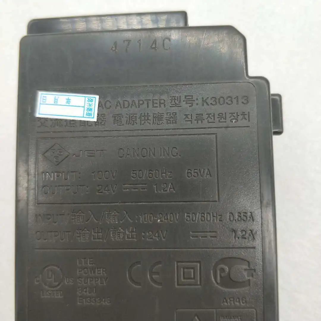 Ac Power Adapter K30313 For Canon Mp490 Mp270 G2800 Mp250 Mp260 Mp236