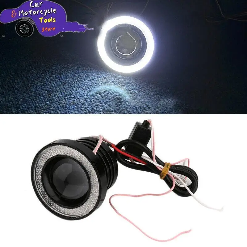 Lot De 2 Feux De Jour LED Universels Blanc 6000K - 12V - Pour Voiture Ou Van