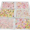100pcs/Lot Factory Wholesale Open Adjust Child Finger Rings for Party Cosplay Show Resin Jewelry Cute Girls Animal Foods Fruits 1