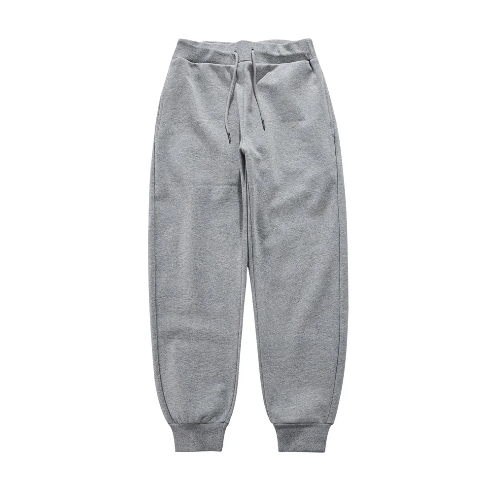 

Japanese Vintage 470G Heavy Fleece Sweatpants Men Women Winter New Solid Color Elastic Waist Thick Feet Pants Casual Trousers