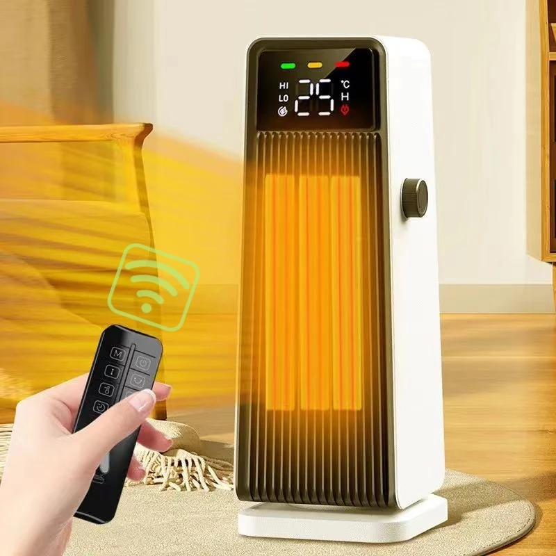 2000W Electric Heater for Home Low Consumption Electric Heating Fans Household Radiator Remote Warmer Machine Winter Heating Fan