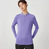 100% Merino Wool Base Layer Top Womens Merino Wool Half Zip Long Sleeve Thermal Shirt Moisture Wicking Breathable 220G 3