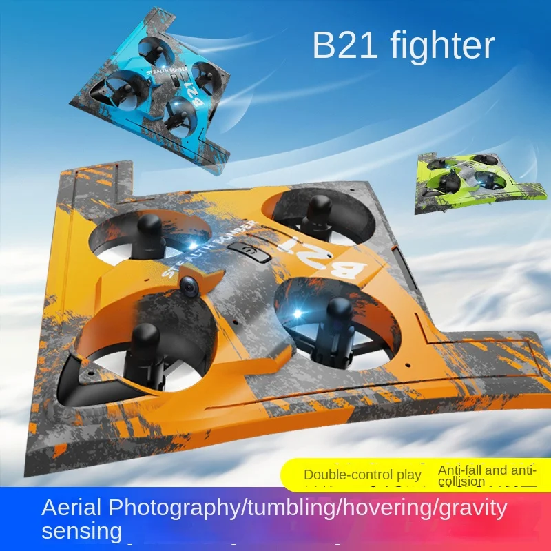 

B21 Delta wing glide remote control unmanned combat aircraft aerial photography electric Toy model International Children's Day