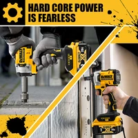 Dewalt DCF921 clé à chocs électrique sans fil sans brosse couple élevé lumière LED 406N.m outil électrique professionnel léger 2
