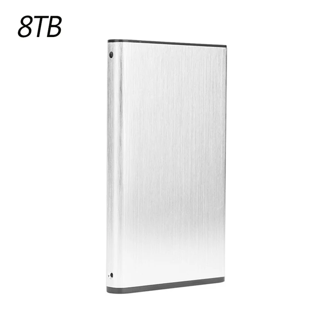 Xiaomi 100% Original High-speed Portable 16TB Portable External Hard Drive Mass Storage USB 3.0 Interface Memory Metal Material 8TB Grey