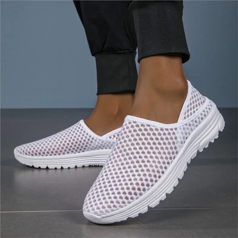 Fashion Women's Sneakers Platform Ladies Shoes Slip On Casual Shoes Soft Zapatos De Mujer Sneaker Woman