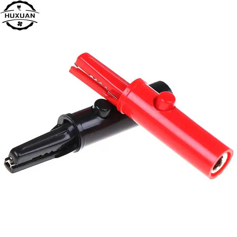 Alligator Clips Push Button Type 2Pcs for Professional Multimeter