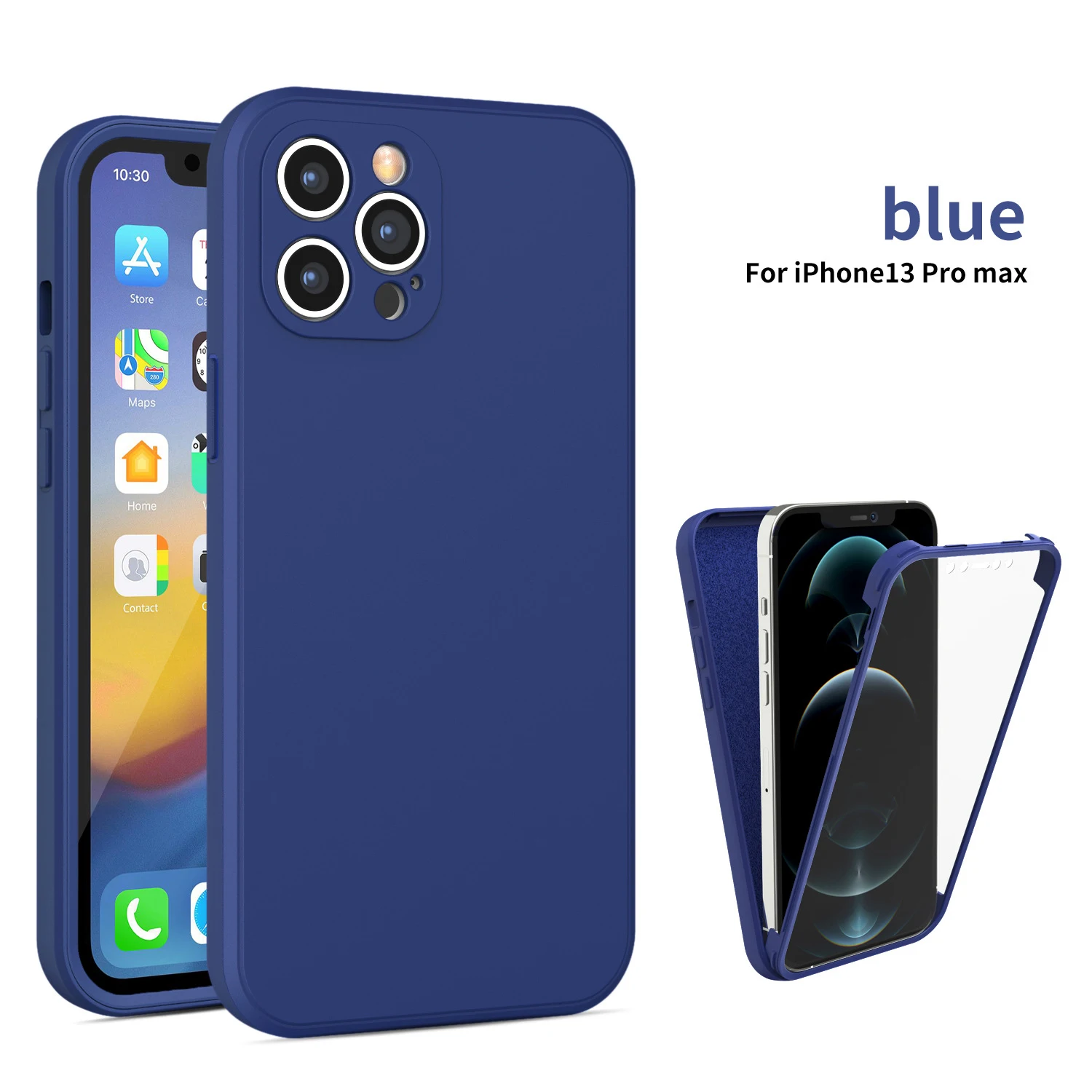 

New For Apple iPhone7/8 11/12/13/14 Plus Imitated Liquid 360 All Inclusive for Apple 14 14 Pro plus Promax Anti drop Case