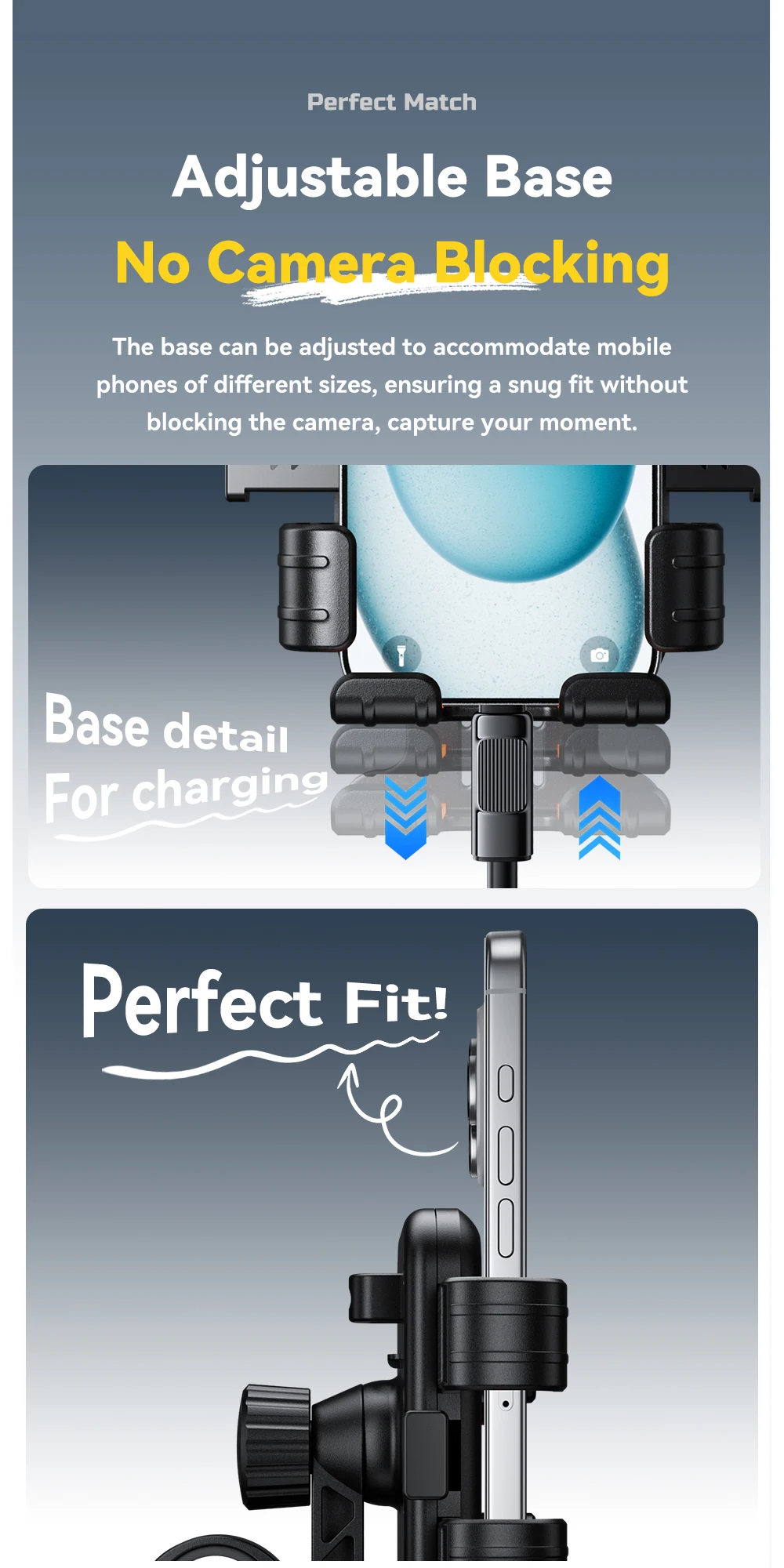 Motorcycle Bike Phone Mount 360°Rotatable Phone Holder for Mountain Bike Motorcy