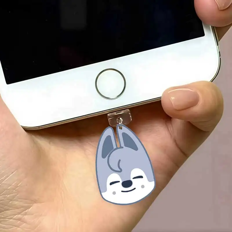 Stray Kids Acrylic Phone Dust Plug - KPOP Fan Gift Accessory