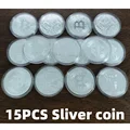 15PCS Silver