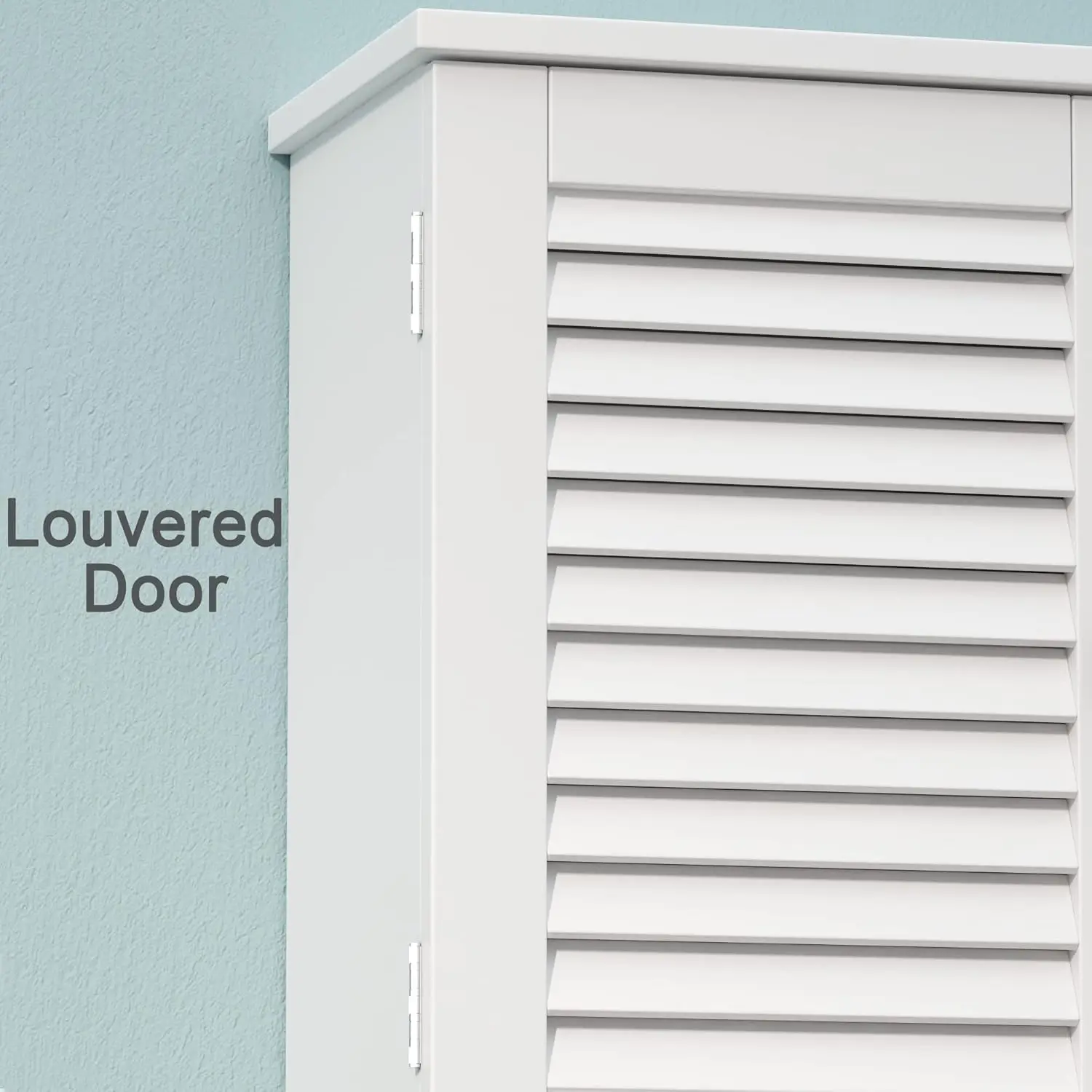 Medicine Cabinet with Towel Bar. 23.6"L x 8.9"W x 29.3"H. MDF Material. Over-Toilet Storage. White.