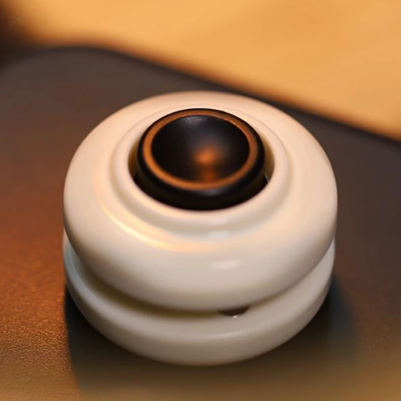 Magnetic Fidget Toys Novel Gyro Push Card Fidget Slider Multiple Gameplay Maglev Jelly Spinner Stress Relief Office