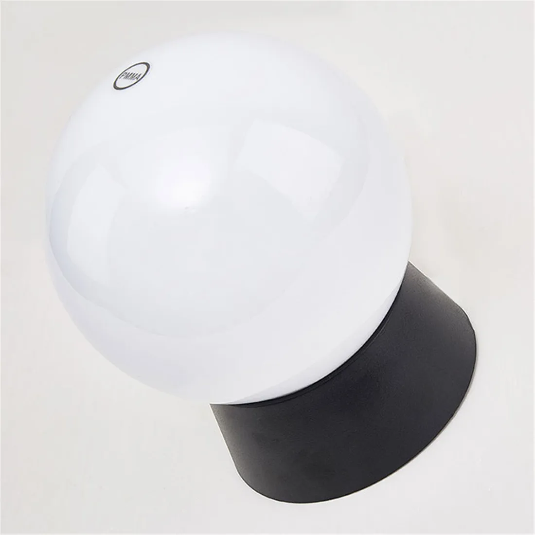 Outdoor Post Lamp Black Globe Shade Deck Lights Anti UV Fence Pillar Light for Yard Porch Dock Exterior Lantern Lighting 4
